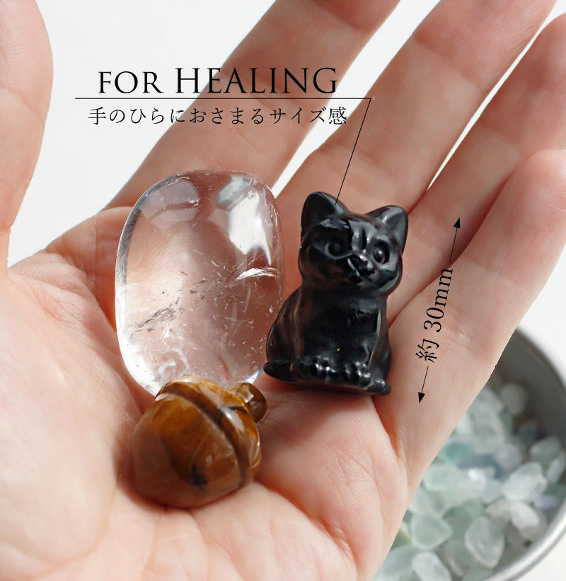 猫とどんぐり ストーンセット