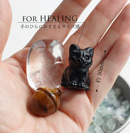 猫とどんぐり ストーンセット