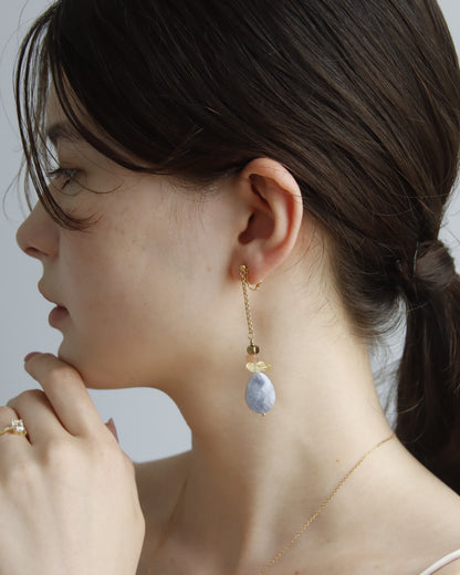 Grace Pierce ＆ Earring | アクアマリン